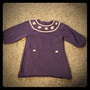 Last chance Gymboree baby girl lamb sweater dress